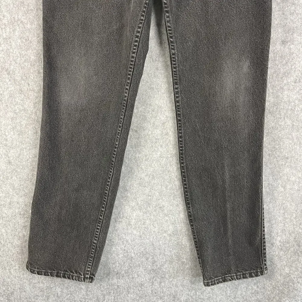 VTG Levis 540 Denim Jeans Mens 34x33 Black Relaxed Fit Brown Tab 90s USA Made